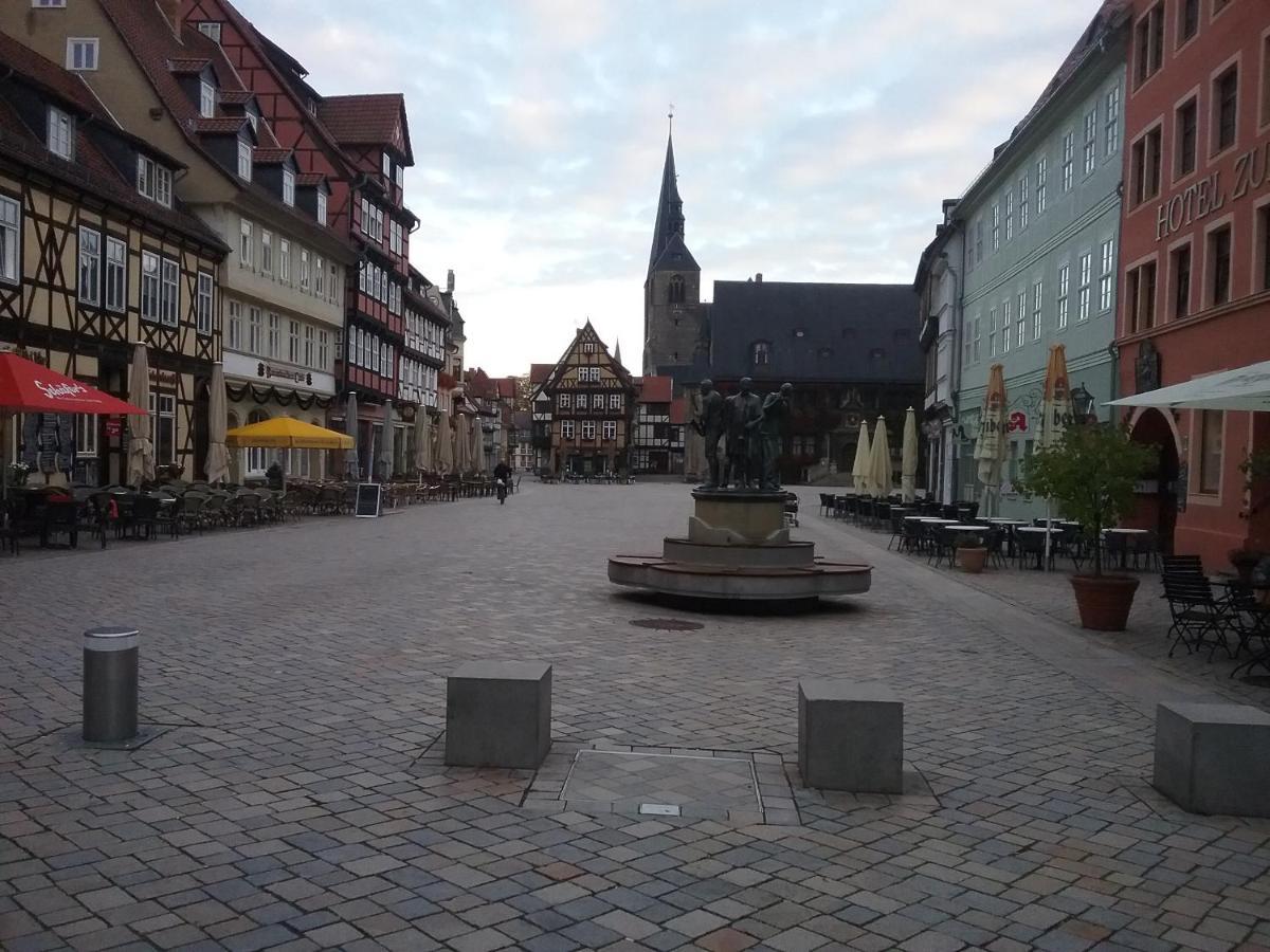 Usis_Ferienwohnung Im Harz 크베들린부르크 외부 사진