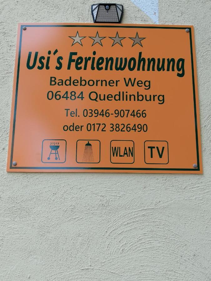 Usis_Ferienwohnung Im Harz 크베들린부르크 외부 사진